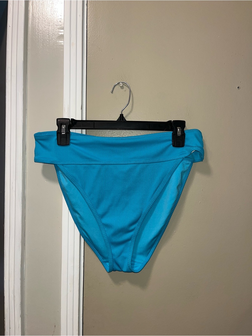 Old Navy Bright Blue High-Waist Bikini Bottoms